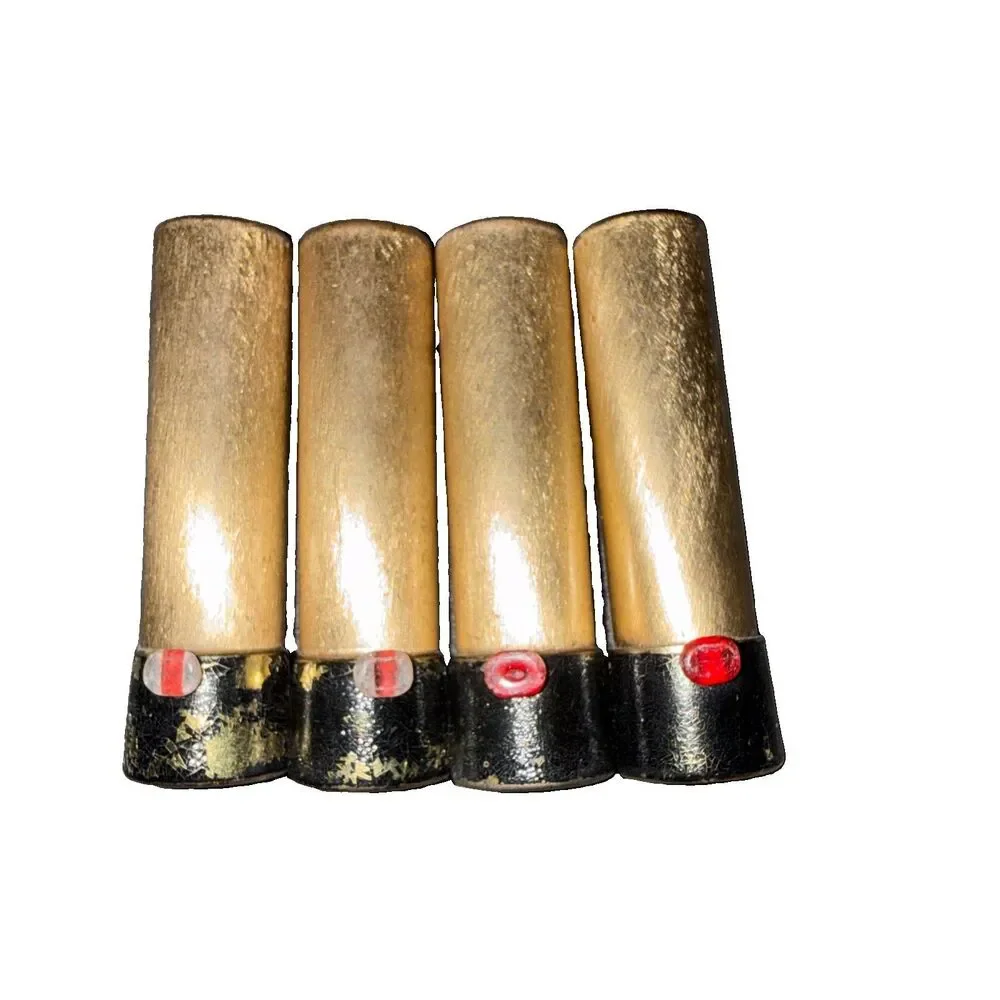 Vintage Ponds Metal Tube Slide Up Lip Stick Creamy High Lustre Rascal Red Set 4